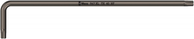 Wera 967 XL TORX® HF Winkelschlüssel mit Haltefunktion, lang, TX 40 x 224 mm - 05024459001