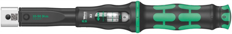 Wera Click-Torque X 2 Drehmomentschlüssel für Einsteckwerkzeuge, 10-50 Nm, 9x12 x 10-50 Nm - 05075652001