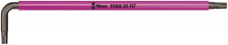 Wera 967 SXL TORX® HF Winkelschlüssel Multicolour mit Haltefunktion, lang, TX 20 x 137 mm - 05024475001