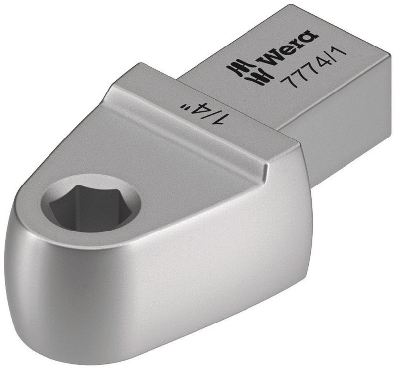 Wera 7774/1 Einsteckwerkzeug Bitadapter 1/4", 9x12 mm, 9x12 x 1/4" x 42 mm - 05078640001