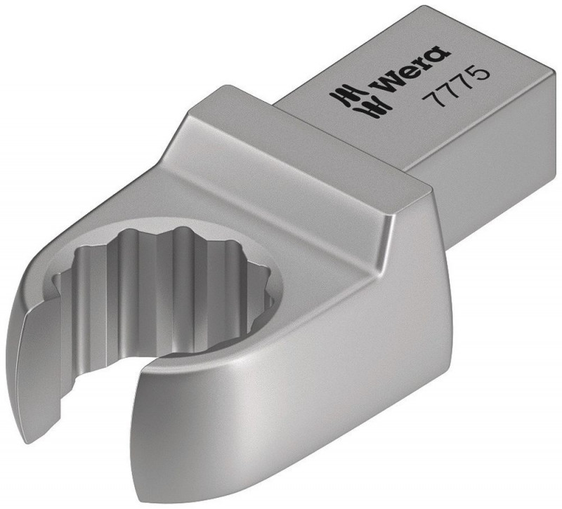 Wera 7775 Einsteck-Ringschlüssel, offen, 9x12 mm, 9x12 x 10 x 44 mm - 05078650001