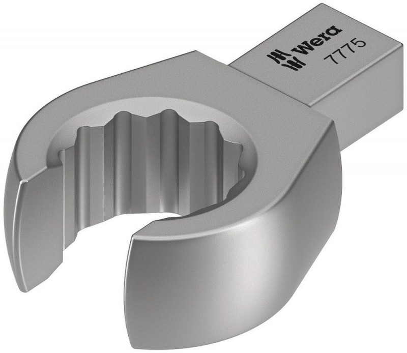 Wera 7775 Einsteck-Ringschlüssel, offen, 9x12 mm, 9x12 x 19 x 49 mm - 05078657001
