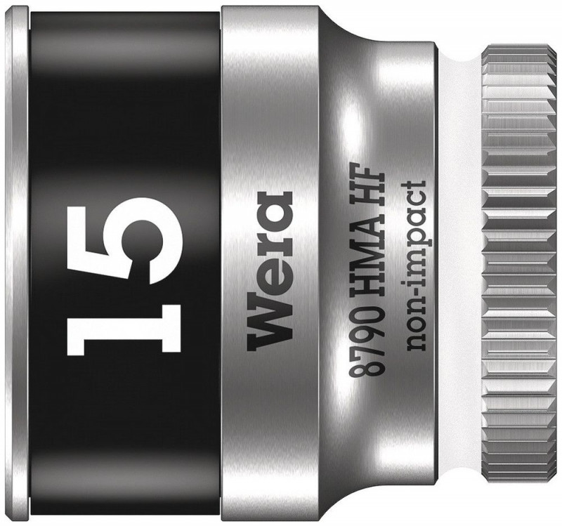 Wera 8790 HMA HF Zyklop-Steckschlüsseleinsatz mit 1/4"-Antrieb mit Haltefunktion, 15 x 23 mm - 05003010001