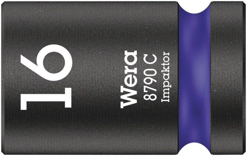 Wera 8790 C Impaktor Steckschlüsseleinsatz mit 1/2"-Antrieb, 16 x 38 mm - 05004573001