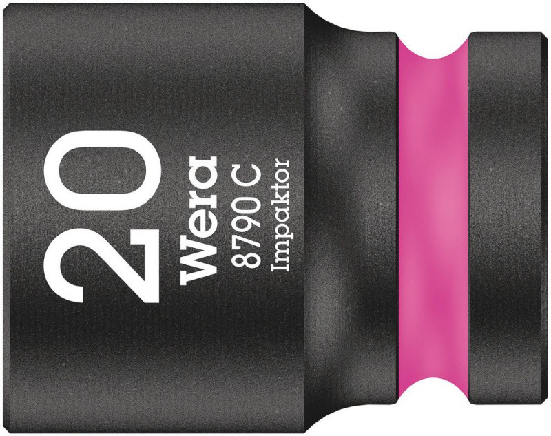 Wera 8790 C Impaktor Steckschlüsseleinsatz mit 1/2"-Antrieb, 20 x 38 mm - 05004577001