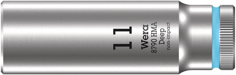 Wera 8790 HMA Deep Steckschlüsseleinsatz mit 1/4"-Antrieb, 11 x 50 mm - 05004508001