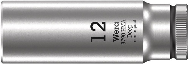 Wera 8790 HMA Deep Steckschlüsseleinsatz mit 1/4"-Antrieb, 12 x 50 mm - 05004509001