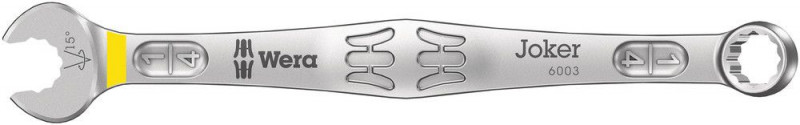 Wera 6003 Joker Ringmaulschlüssel, zöllig, 1/4" x 105 mm - 05020220001