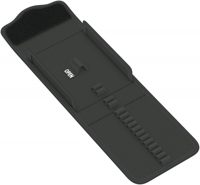 Wera 9470 Textile Box Kraftform Kompakt 400 RA, für bis zu 17 Teile, leer, 117 x 30 x 134 mm - 05136410001