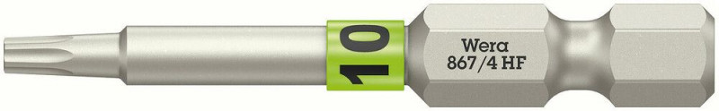 Wera 867/4 TORX® HF Bits mit Haltefunktion, TX 10 x 50 mm - 05060506001