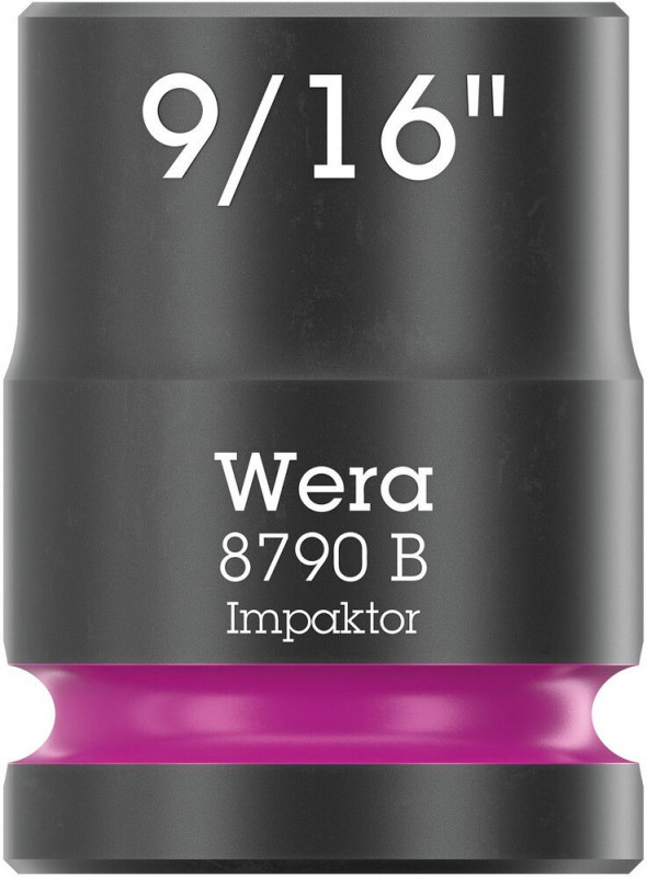 Wera 8790 B Impaktor Steckschlüsseleinsatz mit 3/8"-Antrieb, 9/16" x 30 mm - 05005519001