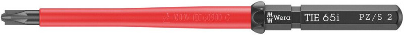 Wera Kraftform Kompakt VDE 65 i PZ/S Take it easy, # 2 x 157 mm - 05006529001