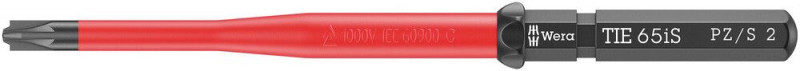 Wera Kraftform Kompakt VDE 65 iS PZ/S Take it easy, # 2 x 157 mm - 05006531001