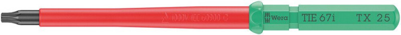 Wera Kraftform Kompakt VDE 67 i TORX® Take it easy, TX 25 x 157 mm - 05006537001