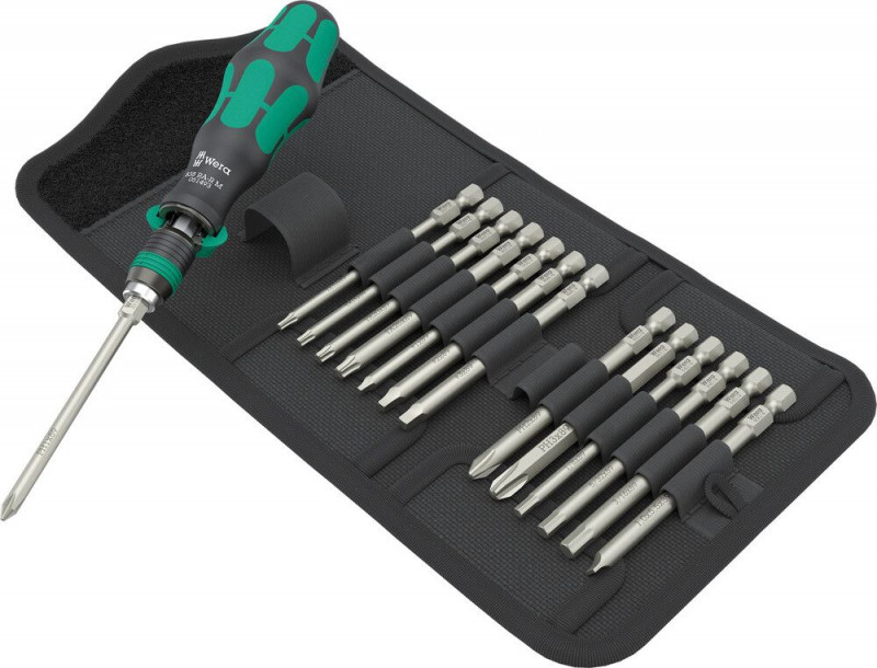 Wera Kraftform Kompakt 838 RA-R M Imperial Set 1, 15-teilig - 05051066001