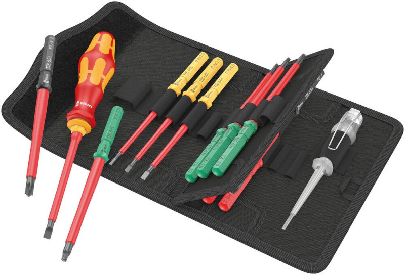 Wera Kraftform Kompakt VDE 16 Universal 1 Tool Finder, 16-teilig - 05006607001