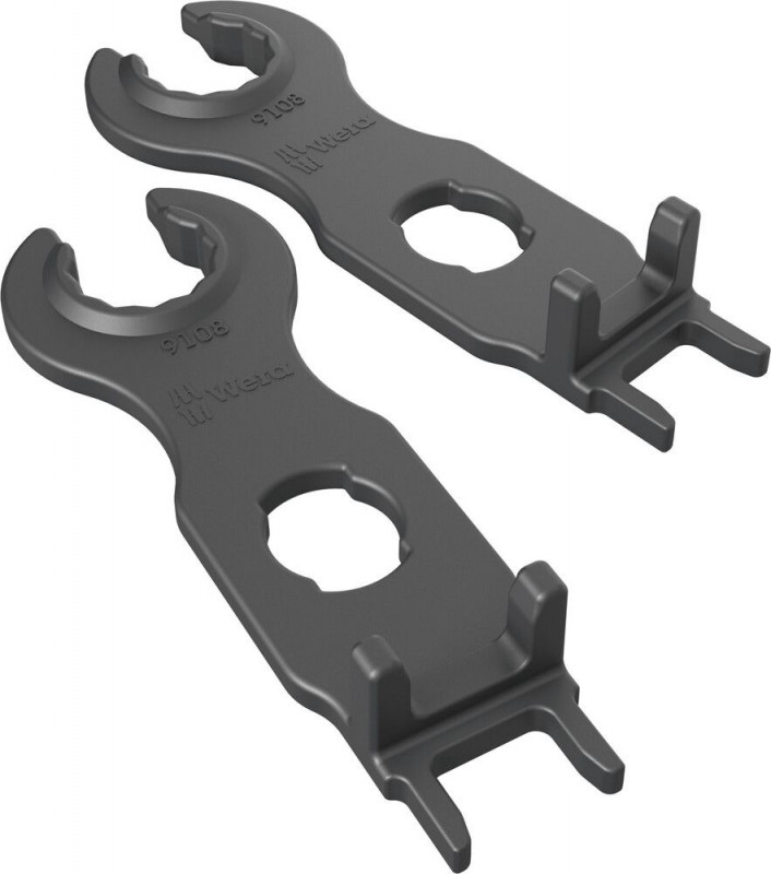 Wera 9108/2 Set Montageschlüssel für MC4-Steckverbindungen, 2-teilig - 05136700001