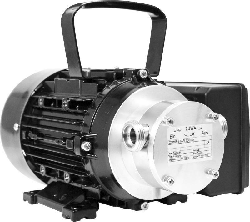 ZUWA COMBISTAR 2000-A, 2800 min-1, 230 V, Impellerpumpe mit Motor, Kabel und Stecker - 12111116321