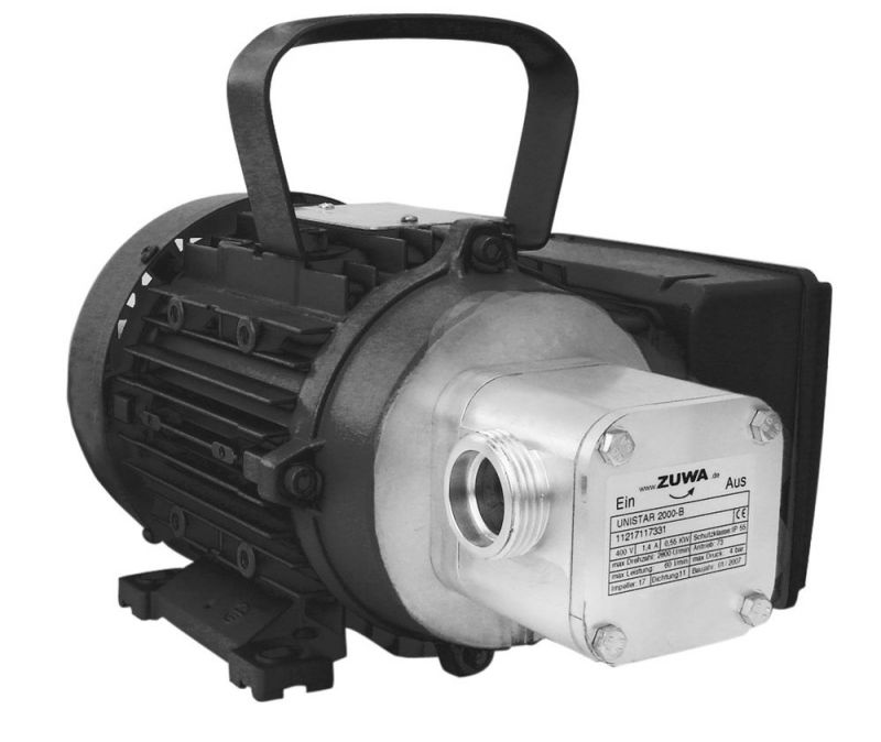 ZUWA UNISTAR 2000-B, 1400, 230/400 V; Impellerpumpe mit Motor, Kabel und Stecker - 11211117332