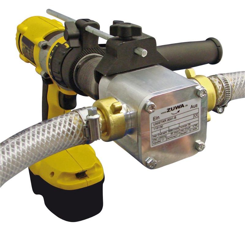 ZUWA UNISTAR 2001-B; Impellerpumpe m. Adapter f. Bohrmaschine - 112111100AB