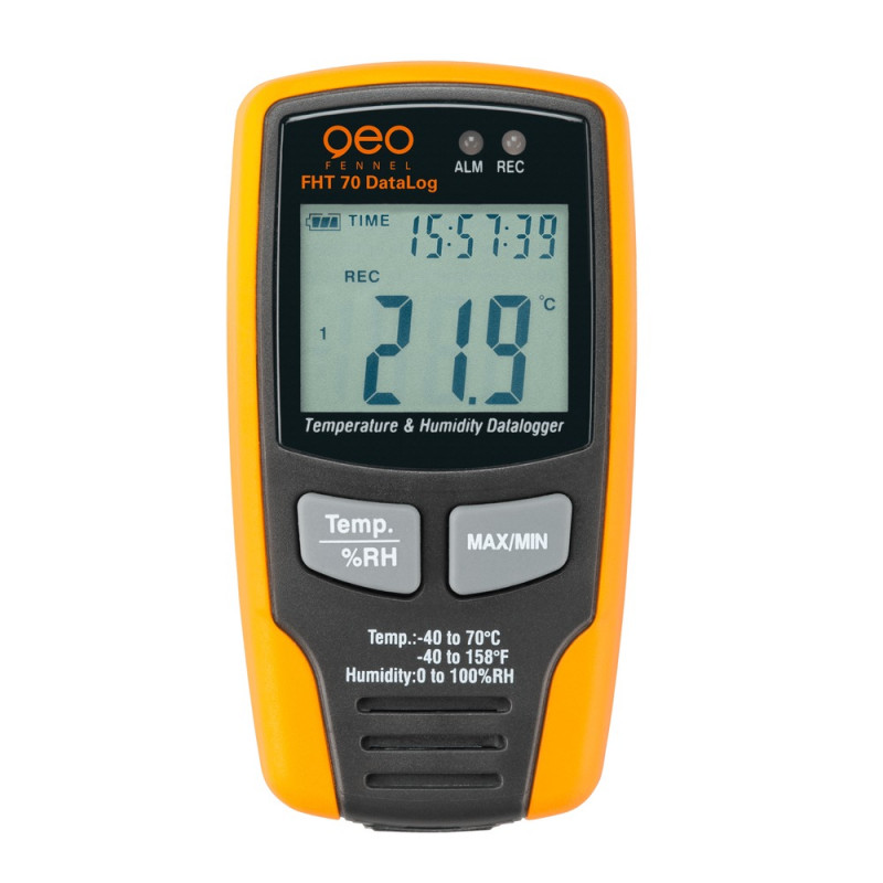 Geo-FENNEL Temperatur- und Feuchtigkeitsdatenlogger FHT 70 DataLog - 800120