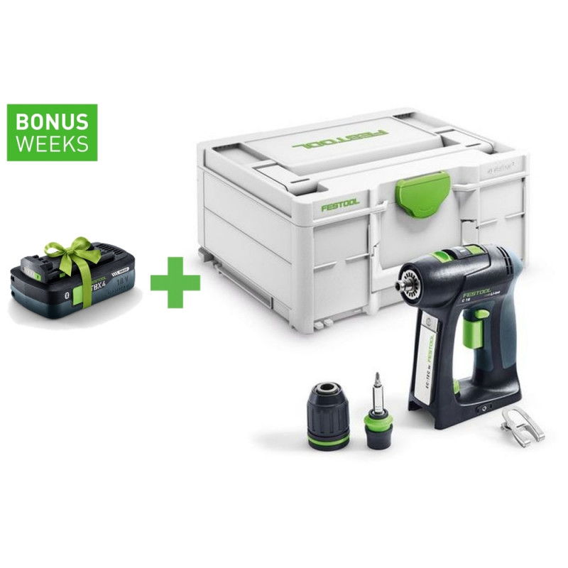 Festool Akku-Bohrschrauber C 18-Basic - 576434