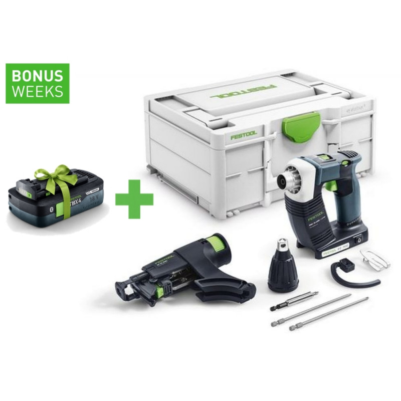 FESTOOL Akku-Bauschrauber DURADRIVE DWC 18-4500 Basic - 576504