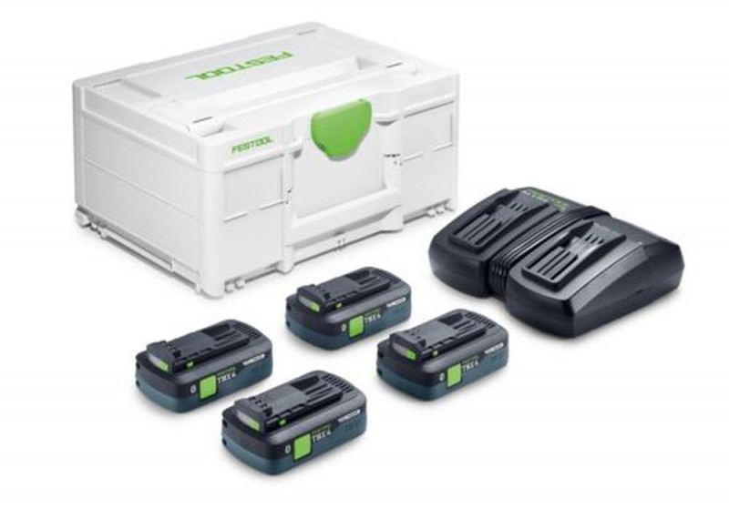 FESTOOL Energie-Set SYS 18V 4xTBX4/TCL6DUO - 578823
