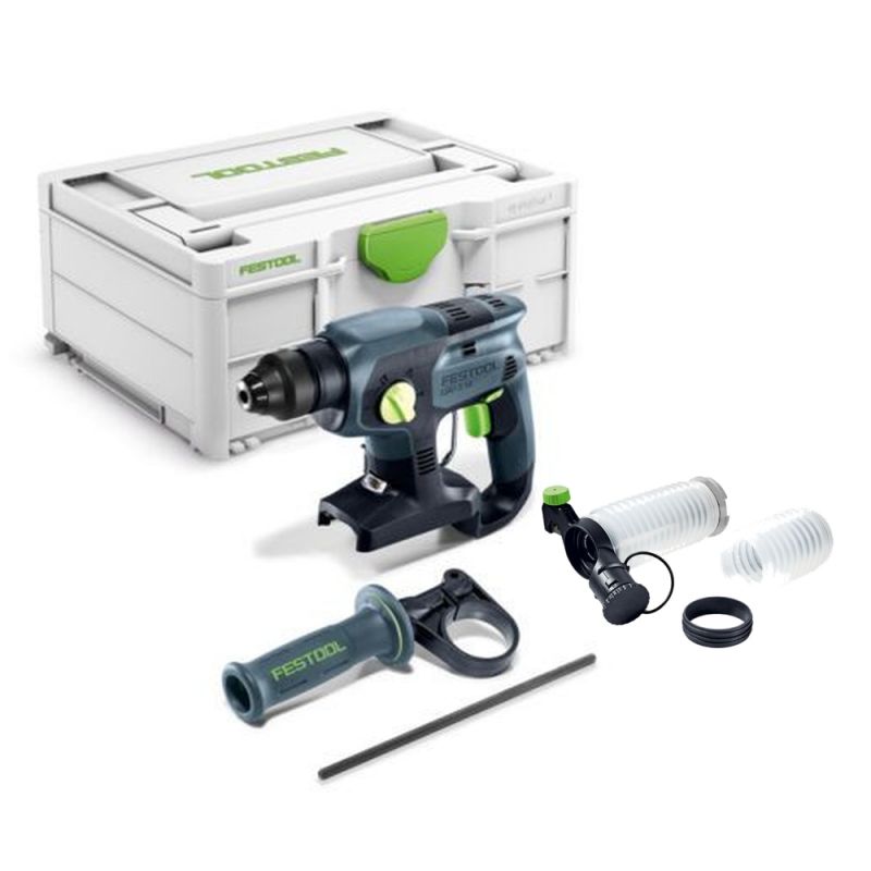 FESTOOL Akku-Kombihammer KHC-S 18-Basic + Absaugvorrichtung AV-BHC/KHC - 578747_E