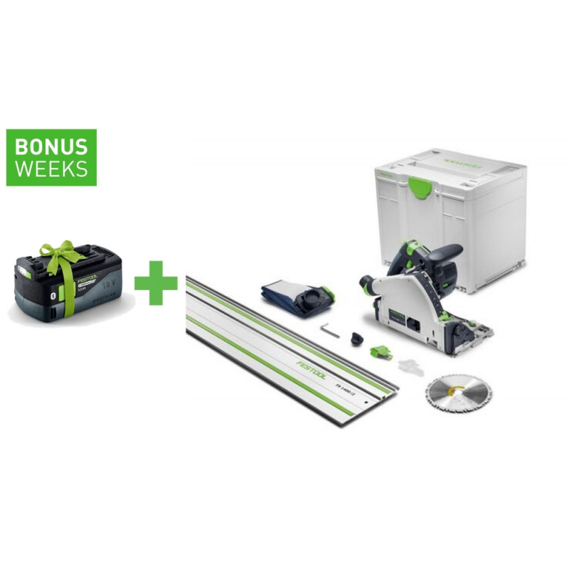 FESTOOL Akku-Tauchsäge TSC 55 KSEB-Basic-FS - 578826
