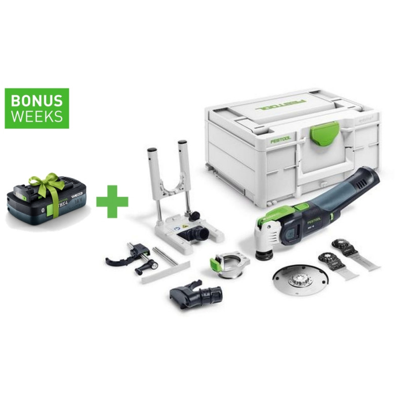 FESTOOL Akku-Oszillierer VECTURO OSC 18 E-Basic-Set - 576592