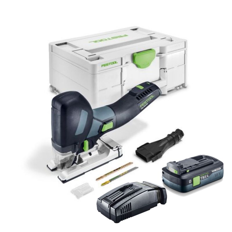 FESTOOL Akku-Pendelstichsäge PSC 500 EB-Basic + Akkupack BP 18 TBX 4 C-ASI + SCA 16 - 576959_C