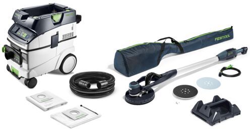 Festool Kit ponceuse à bras et aspirateur PLANEX LHS-E 225/CTM 36-Set