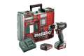 METABO Akku-Bohrschrauber PowerMaxx BS 12 Set (601036870) Mobile Werkstatt ; Kunststoffkoffer; 12V 2x2Ah Li-Power + SC 30
