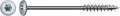Spax HI.FORCE, 6 x 100 mm, 24 unités, Filetage partiel, Tête disque, T-STAR plus T30, 4CUT, WIROX - 4251010601007