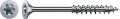 SPAX Holzbauschraube, 8 x 260 mm, 50 Stück, Teilgewinde, Senkkopf, T-STAR plus T40, 4CUT, WIROX - 0191010802605