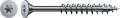 SPAX Universalschraube, Tellerkopf Teilgewinde, 5 x 107 mm, 150 Stück, T-STAR plus T20, 4CUT, WIROX - 0251010501075