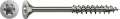 SPAX Vis en acier inoxydable, 8 x 180 mm, 50 pièces, filetage partiel, tête fraisée, T-STAR plus T40, 4CUT - 0197000801805