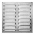 UPMANN Wetterschutzgitter V2A 400x400 mit Fliegendraht - 54761