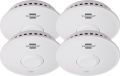 Brennenstuhl Funk-Rauchwarnmelder Set, 4x RM L 3101 - 1290210004