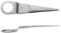 FEIN Schneidmesser gerade Form, Gesamtlänge 120 mm, Schneidenlänge 60 mm - 63903081013