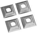 Flex Lames réversibles carbure métallique 1 jeu de lames réversibles alliage dur (4 pièces), 21x21