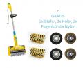 GLORIA MultiBrush 230V XL + GRATIS 2x Fugen-, 2x Holz-, 2x Fugenbürste Nylon - 000298.0200_A