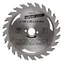 wolfcraft 1 Kreissägeblatt HM, 24 Zähne ø160mm - 6468000