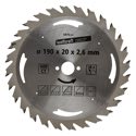 wolfcraft 1 Kreissägeblatt HM, 28 Zähne ø190mm - 6476000