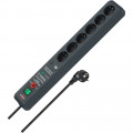 Brennenstuhl Secure-Tec 15.000A 6-fach anthrazit 3m