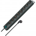 Brennenstuhl Primera-Line 8-fach schwarz 2m