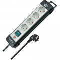 Brennenstuhl Premium-Line Steckdosenleiste 4-fach schwarz/lichtgrau 1,8m H05VV-F 3G1,5