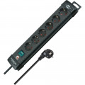 Brennenstuhl Premium-Line Steckdosenleiste 6-fach schwarz 3m H05