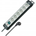 Brennenstuhl Premium-Line Steckdosenleiste 6-fach schwarz/lichtgrau 3m H05VV-F 3G1,5